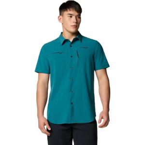 imageColumbia Mens Summit Valley Woven Short Sleeve ShirtRiver Blue
