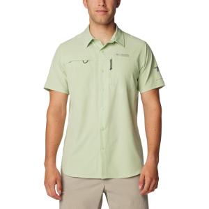 imageColumbia Mens Summit Valley Woven Short Sleeve ShirtSage Leaf