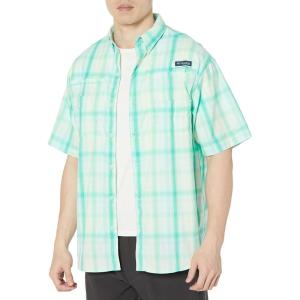 imageColumbia Mens Super Tamiami Long Sleeve ShirtKey West Blur Check