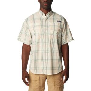imageColumbia Mens Super Tamiami Long Sleeve ShirtPeach FizzAll Over Gingham