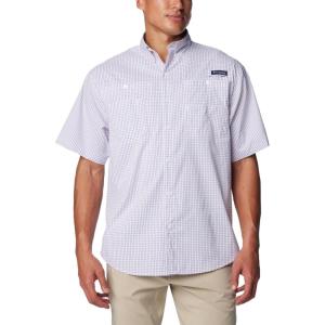 imageColumbia Mens Super Tamiami Long Sleeve ShirtSunset Red Multi Gingham