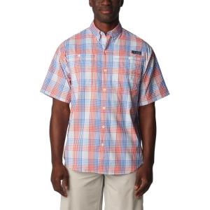 imageColumbia Mens Super Tamiami Long Sleeve ShirtVivid BlueAll Over Gingham