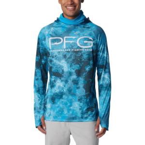 imageColumbia Mens Super Terminal Tackle Vent HoodieOcean Blue Deepwaters Camo