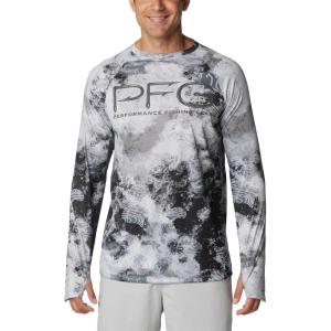 imageColumbia Mens Super Terminal Tackle Vent Long SleeveCool Grey Deepwaters Camo