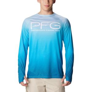 imageColumbia Mens Super Terminal Tackle Vent Long SleeveOcean Blue Terminal Techcamo