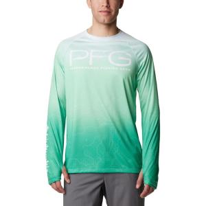 imageColumbia Mens Super Terminal Tackle Vent Long SleeveOcean Mint Terminal Techcamo