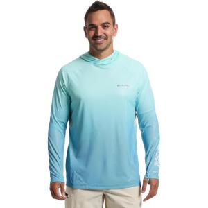 imageColumbia Mens Terminal Deflector Zero Ii HoodieBlue EchoGulf Stream Gradient