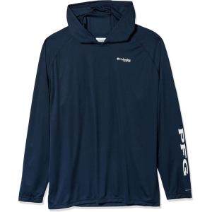 imageColumbia Mens Terminal TackkleHoodieCollegiate NavyWhite Logo