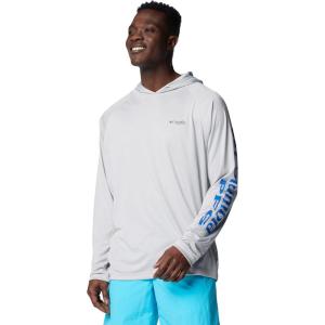 imageColumbia Mens Terminal TackkleHoodieCool GreyVivid Blue Logo