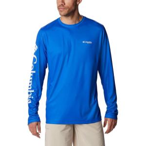 imageColumbia Mens Terminal Tackle PFG Carey Chen LsBlue MacawPelagic Trio