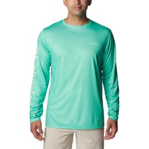 imageColumbia Mens Terminal Tackle PFG Carey Chen LsLight JadePelagic Trio
