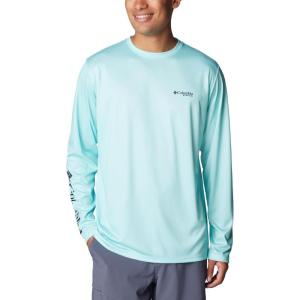 imageColumbia Mens Terminal Tackle PFG Fins and Stripes Long SleeveGulf StreamFins  Stripes