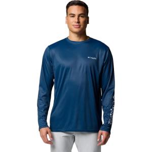 imageColumbia Mens Terminal Tackle PFG Fish Shine Long SleeveColl NavyPfg Tarpon Shine