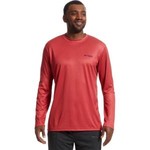 imageColumbia Mens Terminal Tackle PFG Fish Star Long SleeveSunset RedCollegiate Navy Marlin