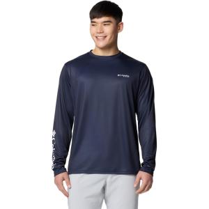 imageColumbia Mens Terminal Tackle PFG Statetriot Long SleeveColl NavyClean Line Pride Tx Redfish