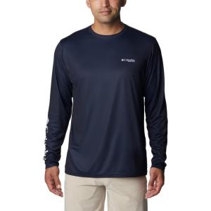 imageColumbia Mens Terminal Tackle PFG Statetriot Long SleeveCollegiate NavyWhite Nc