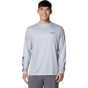 imageColumbia Mens Terminal Tackle PFG Statetriot Long SleeveCool GreyClean Line Pride Usa Bass