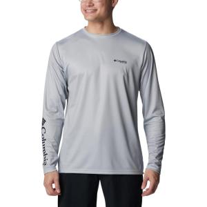 imageColumbia Mens Terminal Tackle PFG Statetriot Long SleeveCool GreyWhite La