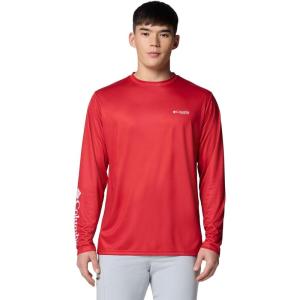 imageColumbia Mens Terminal Tackle PFG Statetriot Long SleeveRed SparkClean Line Pride Fl Dorado