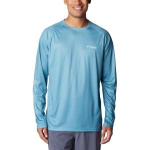 imageColumbia Mens Terminal Tackle PFG Super Fade Long SleeveCanyon BlueFish Hooks Super Fade