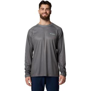 imageColumbia Mens Terminal Tackle PFG Super Fade Long SleeveCity GreyFish Hooks Super Fade Salt