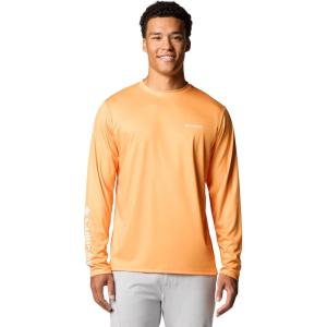 imageColumbia Mens Terminal Tackle PFG Tarpon Rise Long SleeveSummer OrangeMarlin Rise