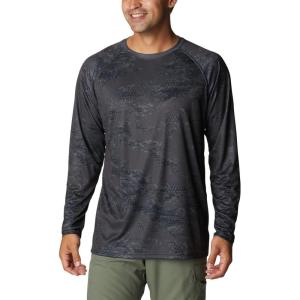 imageColumbia Mens Terminal Tackle PFG Triangle Long Sleeve ShirtBlack Pfg Camo