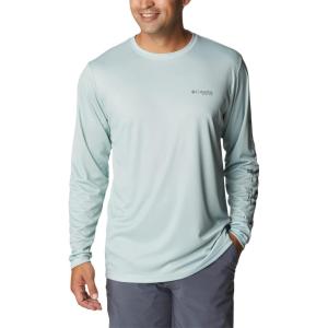 imageColumbia Mens Terminal Tackle PFG Triangle Long Sleeve ShirtCool GreenSafari Pfg Camo
