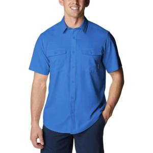 imageColumbia Mens Utilizer Short Sleeve Camp ShirtCrushed Blue