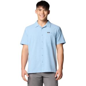 imageColumbia Mens Utilizer Short Sleeve Camp ShirtRipple Blue