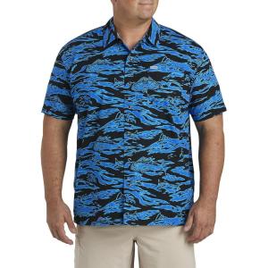 imageColumbia Sportswear Mens Trollers Best Short Sleeve ShirtBlack Rough Waves Print
