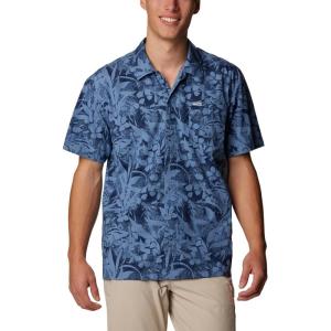 imageColumbia Sportswear Mens Trollers Best Short Sleeve ShirtBluestone Basstyle Print