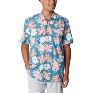 imageColumbia Sportswear Mens Trollers Best Short Sleeve ShirtCanyon BlueBotanicraze