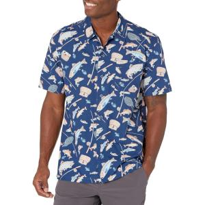 imageColumbia Sportswear Mens Trollers Best Short Sleeve ShirtCarbon Midwest Bounty Print