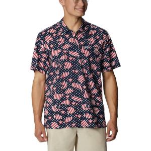 imageColumbia Sportswear Mens Trollers Best Short Sleeve ShirtCollegiate Navy Pfg Proud