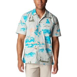 imageColumbia Sportswear Mens Trollers Best Short Sleeve ShirtCool Green Casting Kings