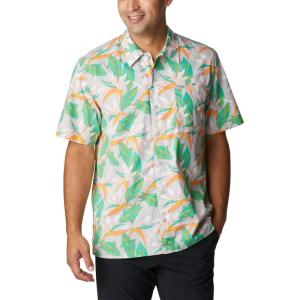 imageColumbia Sportswear Mens Trollers Best Short Sleeve ShirtCool Grey Tuna Paradise Print