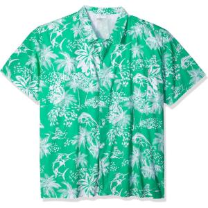 imageColumbia Sportswear Mens Trollers Best Short Sleeve ShirtDark Lime Print