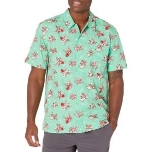 imageColumbia Sportswear Mens Trollers Best Short Sleeve ShirtLight Jade Lite Me Up Print