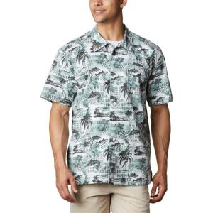 imageColumbia Sportswear Mens Trollers Best Short Sleeve ShirtPond Polynesian Print