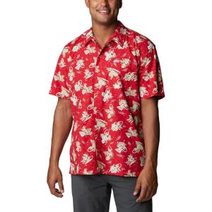 imageColumbia Sportswear Mens Trollers Best Short Sleeve ShirtRed Spark Lite Me Up Print