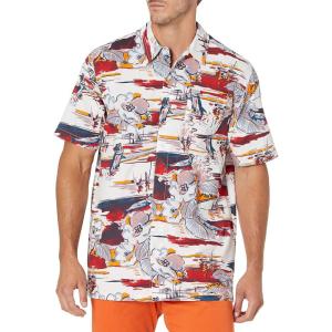 imageColumbia Sportswear Mens Trollers Best Short Sleeve ShirtRed Spark Marina Vacation Print