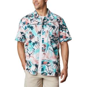 imageColumbia Sportswear Mens Trollers Best Short Sleeve ShirtSalmon Offshore Archive Print