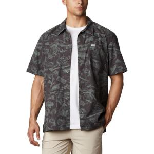 imageColumbia Sportswear Mens Trollers Best Short Sleeve ShirtShark Freshwater Roots Print
