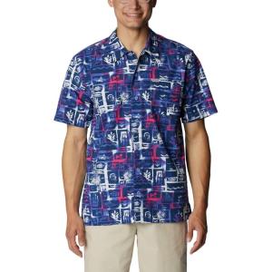 imageColumbia Sportswear Mens Trollers Best Short Sleeve ShirtViolet Sea Punked Fish