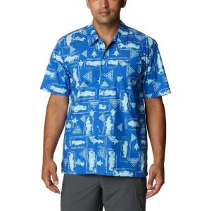imageColumbia Sportswear Mens Trollers Best Short Sleeve ShirtVivid Blue Anchors Up