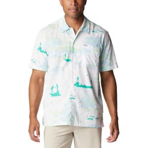 imageColumbia Sportswear Mens Trollers Best Short Sleeve ShirtWhite Casting Kings