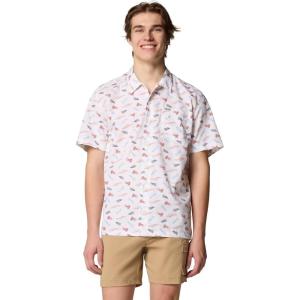 imageColumbia Sportswear Mens Trollers Best Short Sleeve ShirtWhite Fly Pride