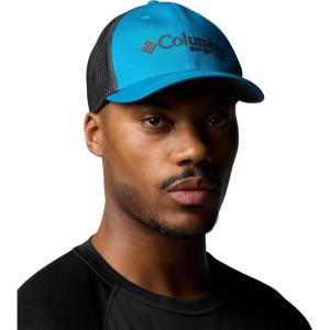 imageColumbia Sportswear PFG Mesh Ball CapBlue EchoSharkAnthem Graphic