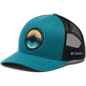 imageColumbia Sportswear PFG Mesh Ball CapRiver BlueBlackCircular Landscape